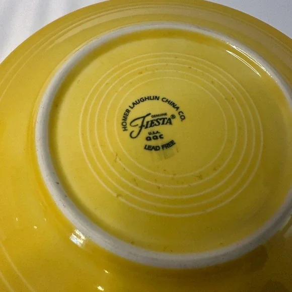 Fiesta Fiestaware Bread & Butter Plate Sunflower Homer Laughlin China Co. USA - Picture 3 of 4